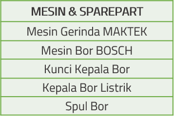 Tabel Spesifikasi